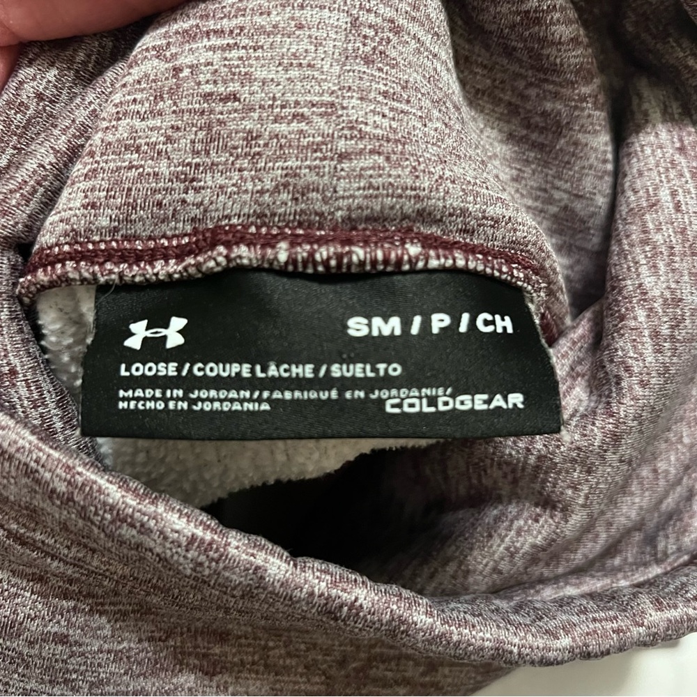 Under Armour ColdGear Maroon Hoodie